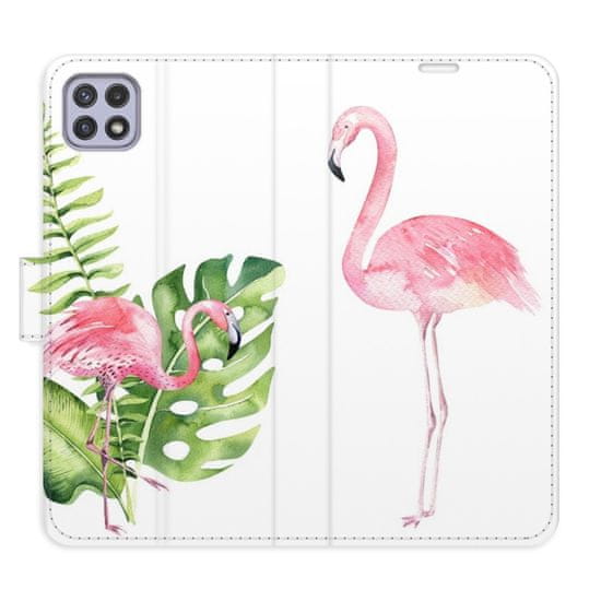 iSaprio Flamingos flip tok Samsung Galaxy A22 5G