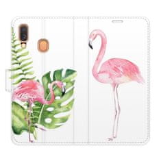 iSaprio Flamingos flip tok Samsung Galaxy A40