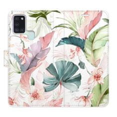 iSaprio Flower Pattern 07 flip tok Samsung Galaxy A21s