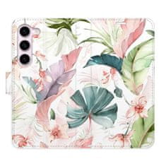 iSaprio Flower Pattern 07 flip tok Samsung Galaxy S23 5G