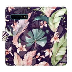 iSaprio Flower Pattern 08 flip tok Samsung Galaxy S10