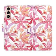 iSaprio Flower Pattern 10 flip tok Samsung Galaxy S21