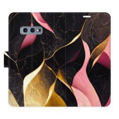 iSaprio Gold Pink Marble 02 flip tok Samsung Galaxy S10e