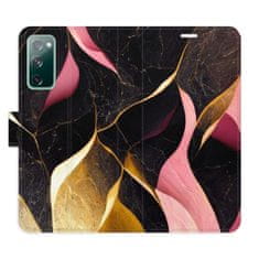 iSaprio Gold Pink Marble 02 flip tok Samsung Galaxy S20 FE