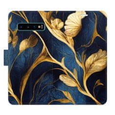 iSaprio GoldBlue flip tok Samsung Galaxy S10