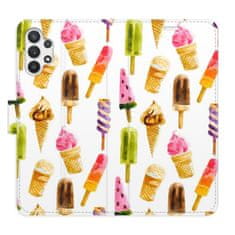 iSaprio Ice Cream Pattern flip tok Samsung Galaxy A32 5G