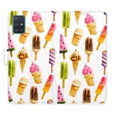 iSaprio Ice Cream Pattern flip tok Samsung Galaxy A51