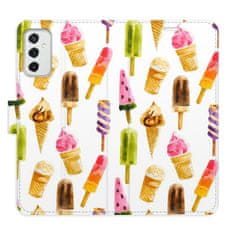 iSaprio Ice Cream Pattern flip tok Samsung Galaxy M52 5G