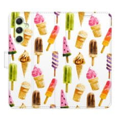 iSaprio Ice Cream Pattern flip tok Samsung Galaxy A54 5G