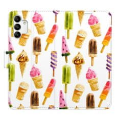 iSaprio Ice Cream Pattern flip tok Samsung Galaxy A04s