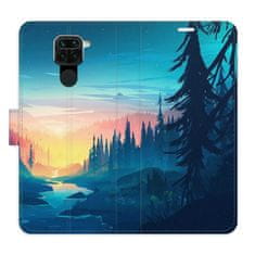 iSaprio Magical Landscape flip tok Xiaomi Redmi Note 9