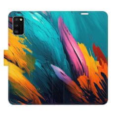 iSaprio Orange Paint 02 flip tok Samsung Galaxy A41