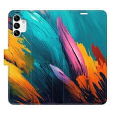 iSaprio Orange Paint 02 flip tok Samsung Galaxy A04s