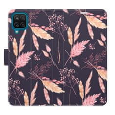 iSaprio Ornamental Flowers 02 flip tok Samsung Galaxy A12