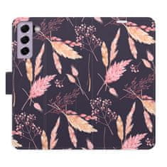 iSaprio Ornamental Flowers 02 flip tok Samsung Galaxy S21 FE 5G