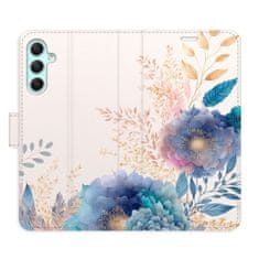 iSaprio Ornamental Flowers 03 flip tok Samsung Galaxy A34 5G