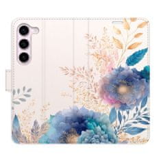 iSaprio Ornamental Flowers 03 flip tok Samsung Galaxy S23 5G