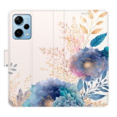 iSaprio Ornamental Flowers 03 flip tok Xiaomi Redmi Note 12 Pro+ 5G