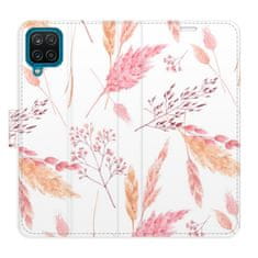 iSaprio Ornamental Flowers flip tok Samsung Galaxy A12