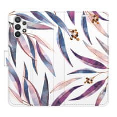 iSaprio Ornamental Leaves flip tok Samsung Galaxy A32