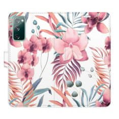 iSaprio Pink Flowers 02 flip tok Samsung Galaxy S20 FE