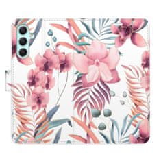 iSaprio Pink Flowers 02 flip tok Samsung Galaxy A34 5G