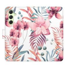 iSaprio Pink Flowers 02 flip tok Samsung Galaxy A54 5G