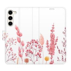 iSaprio Pink Flowers 03 flip tok Samsung Galaxy S23+ 5G