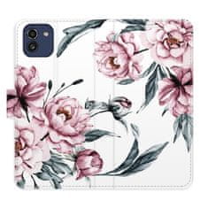 iSaprio Pink Flowers flip tok Samsung Galaxy A03