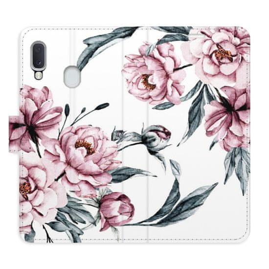 iSaprio Pink Flowers flip tok Samsung Galaxy A20e