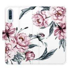 iSaprio Pink Flowers flip tok Samsung Galaxy A50