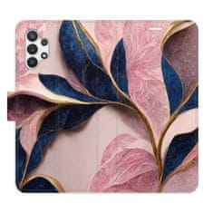 iSaprio Pink Leaves flip tok Samsung Galaxy A32