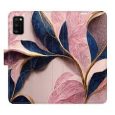 iSaprio Pink Leaves flip tok Samsung Galaxy A41