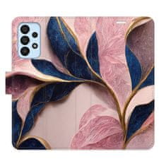 iSaprio Pink Leaves flip tok Samsung Galaxy A33 5G
