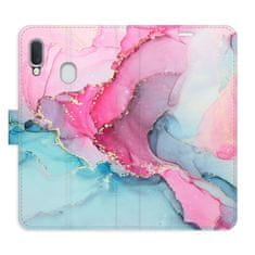 iSaprio PinkBlue Marble flip tok Samsung Galaxy A20e