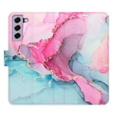 iSaprio PinkBlue Marble flip tok Samsung Galaxy S21 FE 5G