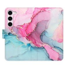 iSaprio PinkBlue Marble flip tok Samsung Galaxy S23 5G