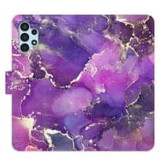 iSaprio Purple Marble flip tok Samsung Galaxy A13 / A13 5G