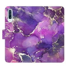 iSaprio Purple Marble flip tok Samsung Galaxy A50