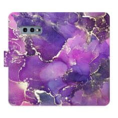 iSaprio Purple Marble flip tok Samsung Galaxy S10e