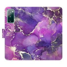 iSaprio Purple Marble flip tok Samsung Galaxy S20 FE