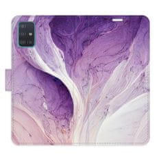 iSaprio Purple Paint flip tok Samsung Galaxy A51