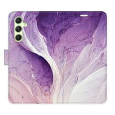 iSaprio Purple Paint flip tok Samsung Galaxy A54 5G