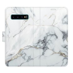 iSaprio SilverMarble 15 flip tok Samsung Galaxy S10