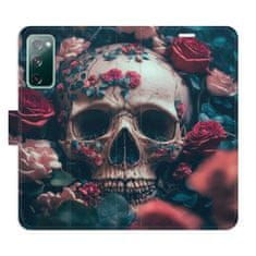 iSaprio Skull in Roses 02 flip tok Samsung Galaxy S20 FE