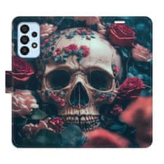 iSaprio Skull in Roses 02 flip tok Samsung Galaxy A33 5G