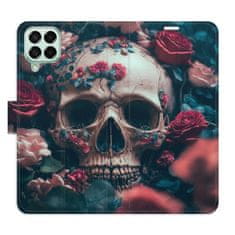 iSaprio Skull in Roses 02 flip tok Samsung Galaxy M53 5G