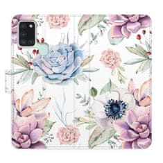 iSaprio Succulents Pattern flip tok Samsung Galaxy A21s