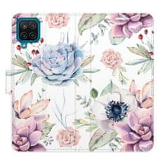 iSaprio Succulents Pattern flip tok Samsung Galaxy A12