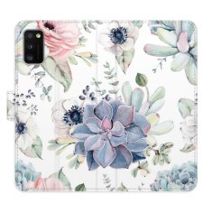 iSaprio Succulents flip tok Samsung Galaxy A41